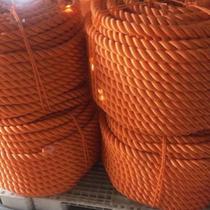 Three-strand polyethylene rope 16mm marine cable rope 20mm orange nylon rope 30mm floating rope cooked silk rope wear-resistant rope