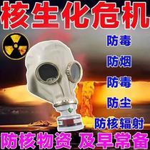 Gas mask anti-nuclear full face mask fire escape spray paint chemical pesticide dust smoke self-rescue protective mask polishing