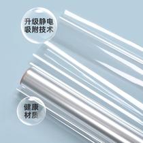 Clear painting plus weak adhesive wall protective film anti-fouling and anti-kick 9 stickers milk clear painting glue paint wall water wall anti-stick 0*thick 500