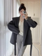 Loose Hooded Woolen Coat, High-End Wool Double-Sided Coat for Women, Korean Style Winter Short Woolen Coat for Petite Women