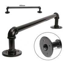 American water pipe bracket industrial style retro simple water pipe bathroom paper rack towel rack coat and hat hook water pipe point hanging