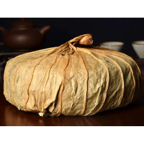The treasure of the store: aged Puer tea super delicious orange Puer leaf seven-seed cake 3 pieces packed 1071g