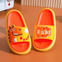Feeling like stepping on shit 2022 new childrens slippers for boys home non-slip bathroom bathing boys and girls baby slippers