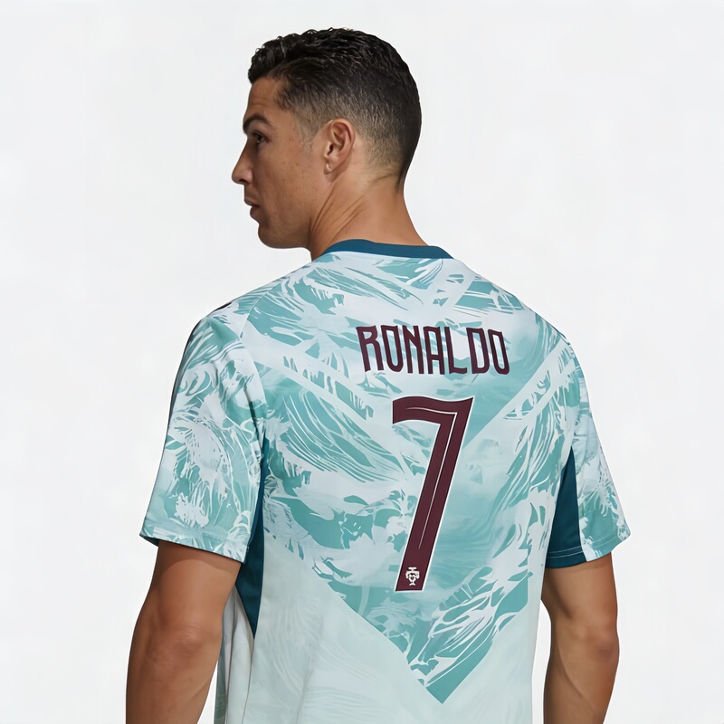2026 National Team Portugal Jersey No. 7 Ronaldo No. 8 B. Silva No. 23 Vitinha Away Football Sportswear