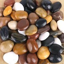 Natural small stones multicolored stone polished pebbles paving courtyard garden ground balcony special garden paving stones