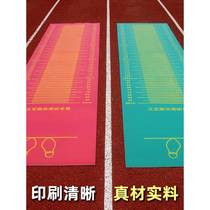 New standing long jump test special mat for junior high school students sports training mat household rubber non-slip mat for high school entrance examination jump