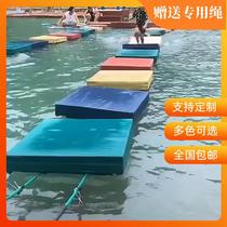Runway pontoon floating board bridge parent-child fun farm floating swing bridge water floating internet celebrity supports customization of running bridge
