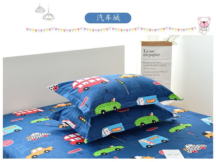 Gối cotton Jiemeniya học sinh trẻ em hoạt hình gối bông đơn 30x50 48 74cm đơn gối cao su