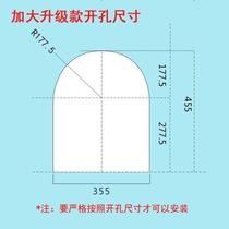 Delicatessen sales window braised food dialogue arched braised food restaurant ticket sales small arch small door opening market glass vegetable market