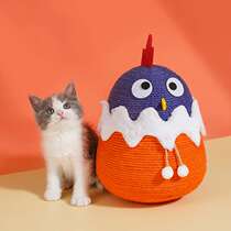 Meow Fairy New Product Sesame Pad Pedal Chicken Cat Toy Cat Catching Ball Tumbler Pet Cat Catching Ball Funny Cat Cross-Border