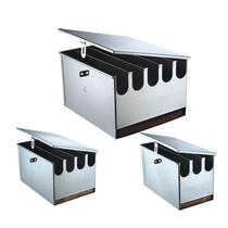 Stainless steel kitchen knife holder kitchen knife holder covered knife box with lock knife holder household knife box knife kitchen knife holder box