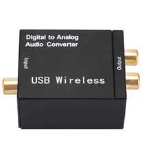 New Bluetooth digital to analog audio converter digital coaxial fiber to analog converter plastic case