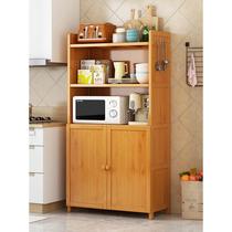 Kitchen rack floor-standing multi-layer microwave oven storage bracket multi-function storage cabinet shelf sideboard