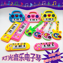 Childrens Cartoon Musical Piano Electronic Guitar Piano Hot Selling Boys and Girls Night Market Street Stall Toys Manufacturer