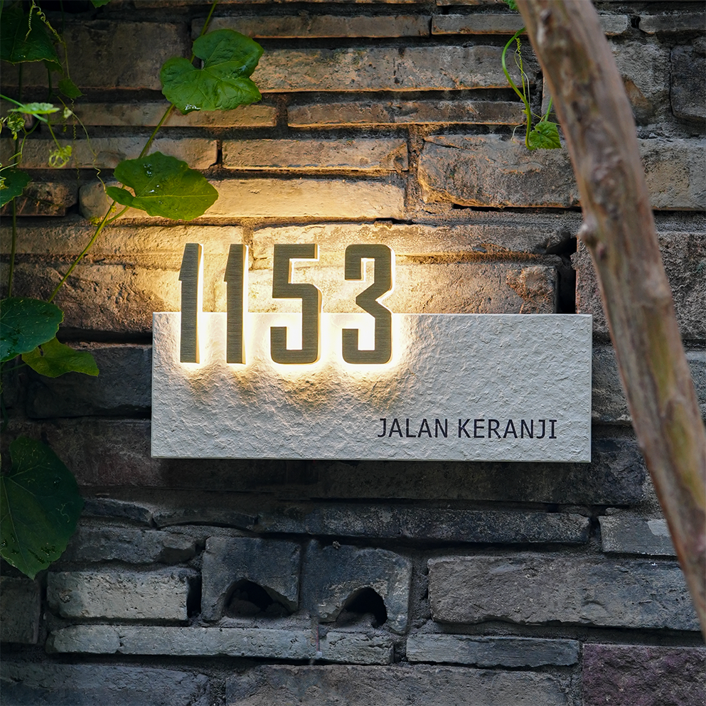 高級屋外発光サイン 304 ステンレススチール 防雨ドア番号 ホームヴィラ デジタルナンバープレート 玄関ドア 中庭ドア番号 ホテル ホームステイ フロントガイドサイン ショップ レストランサイン