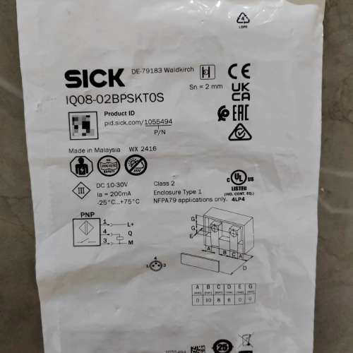 德国光电开关传感器IQ08-02BPSKTOS货