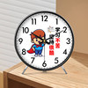 Desktop Clock for Students in Study Room, Creative Clock for Living Room, Motivational Slogan Ornament, Home Quartz Clock