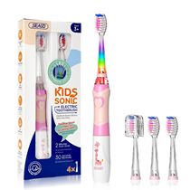 SEAGO Electric Toothbrush Kids Battery with Colorful LED Wat