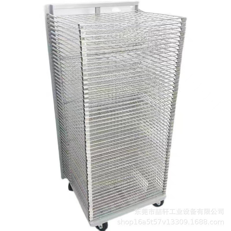 不锈钢千层架PCB晾干仓储周转丝网印刷干燥翻转移动线网车：如何选择适合你的高效生产线神器？