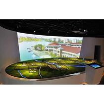 Multi-other media sand table linkage exhibition hall lighting control multi-interaction ipd linkage video lighting