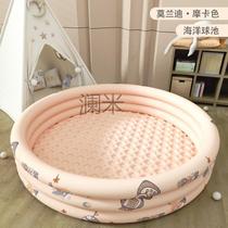 Lm childrens indoor ocean ball pool toy baby game park baby round wave pool inflatable ocean ball home
