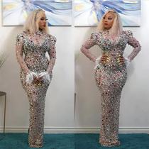 Women Sexy Long Dress Ladies Sequins Long Maxi Dresses new