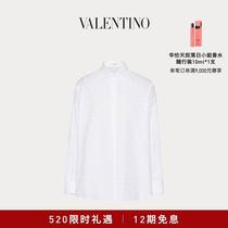 (Deposit) (Interest-free for 12 installments) Mens V Logo Cotton Poplin Shirt