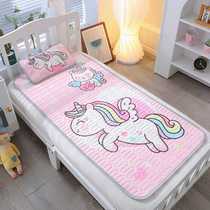 Factory direct sales new childrens latex mat two-piece set summer baby kindergarten baby cartoon airy soft mat