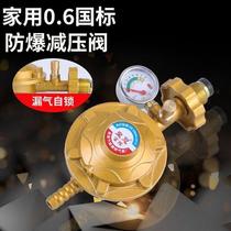 Gas pressure reducing valve national standard with leak-proof and explosion-proof automatic cut-off valve commercial household national standard valve