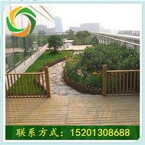 Anti-corrosion solid wood flooring supply sylvestris sylvestris pine square planks anti-corrosion wood pavilion direct supply to Beijing factory direct sales