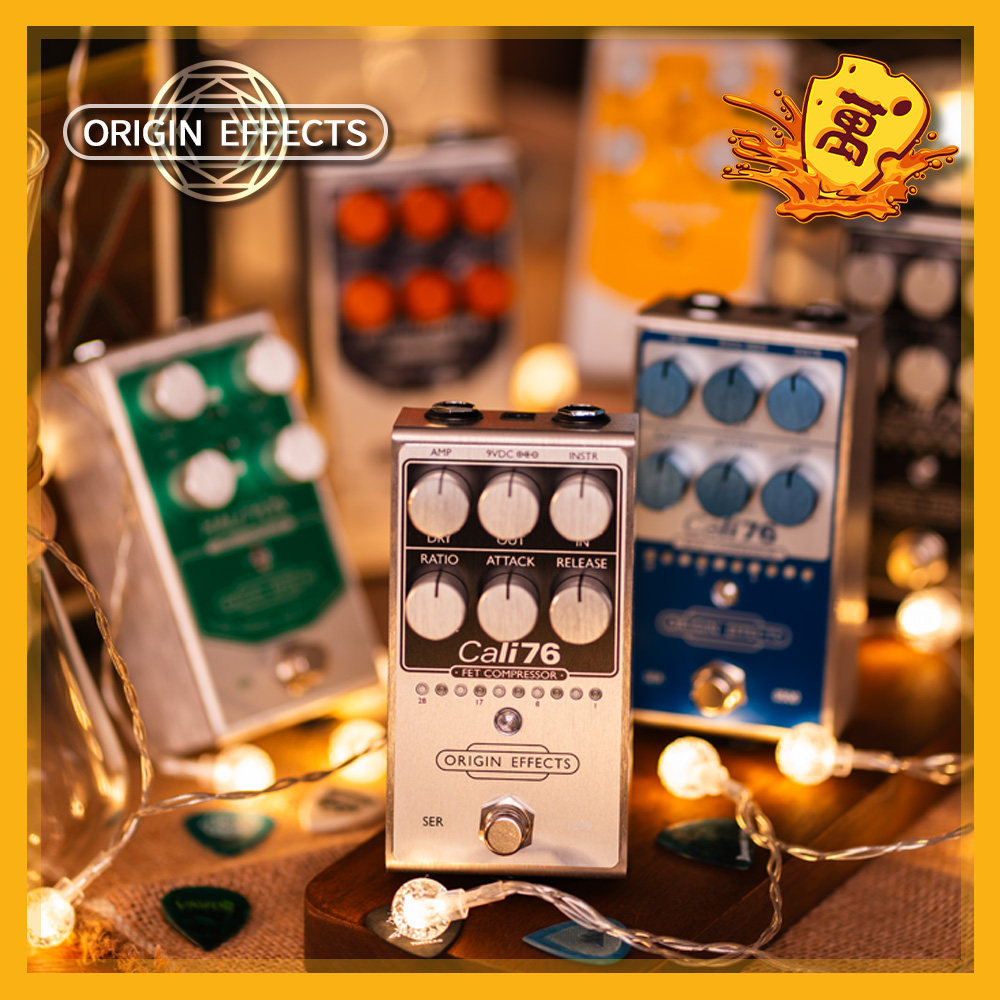 Origin Effects Cali76 FET 808 Raviman ギター/ベース用コンプレッション/オーバードライブ・ストンプボード