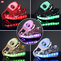 New childrens heelys shoes boys heelys shoes two-wheel student roller skates four-wheel sports roller shoes girls roller shoes