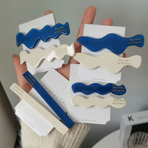 Exquisite Korean style acetate plate clip headdress for girls with side bangs and broken hair duckbill clip hair clip temperament hair clip