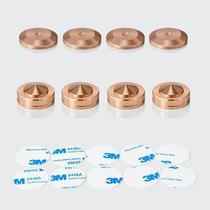 Speaker feet shock-absorbing feet aluminum alloy aluminum fever CD player HIFI bookshelf speaker shock-absorbing nail pads