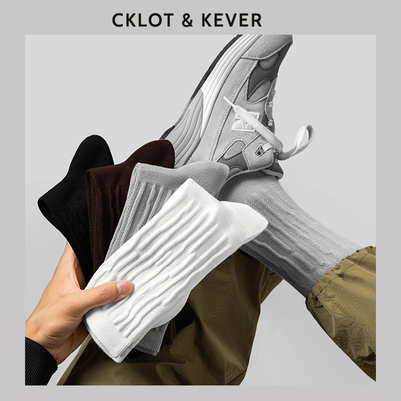 Celot Kever Socks Men's Pure Cotton Anti-Odor Running Sweat-Absorbent Breathable Youth Autumn and Winter Long Socks for Boys Celot Kever Socks Men's Pure Cotton Anti-Odor Running Sweat-Absorbent Breathable Youth Autumn and Winter Long Socks for Boys