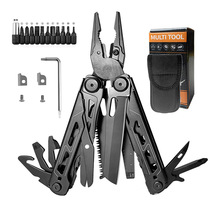 Source factory multi-purpose tool pliers 28-in-1 outdoor stainless steel folding pliers camping tactical multi-purpose pliers
