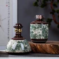 Jingdezhen Ceramic Wine Bottle 1kg 3kg 5kg Antique Creative Set Household Wine Bottle Wine Jar Sealed Wine Filling Direct Sales