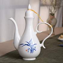 Ceramic flask wine pouring bottle liquor pouring flask wine dispenser antique manufacturer supply