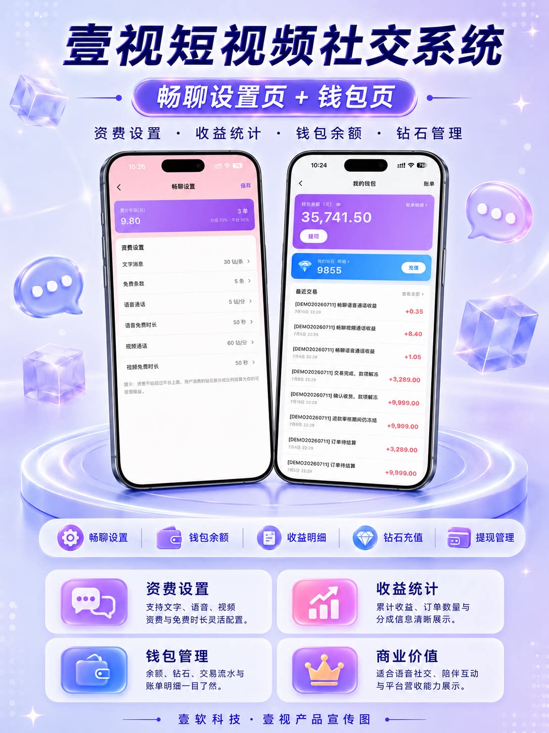 图片[11]-壹视短视频系统+直播+商城+一对一+语音厅+IM｜Flutter+Go+Vue 三端完整商业级源码-济南壹软网络科技