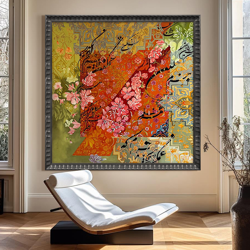 French Mid-Century Style Abstract Art Floral and Plant Pure Hand-Painted Oil Painting Living Room Decorative Painting Entrance Art Hanging Painting French Mid-Century Style Abstract Art Floral and Plant Pure Hand-Painted Oil Painting Living Room Decorative Painting Entrance Art Hanging Painting