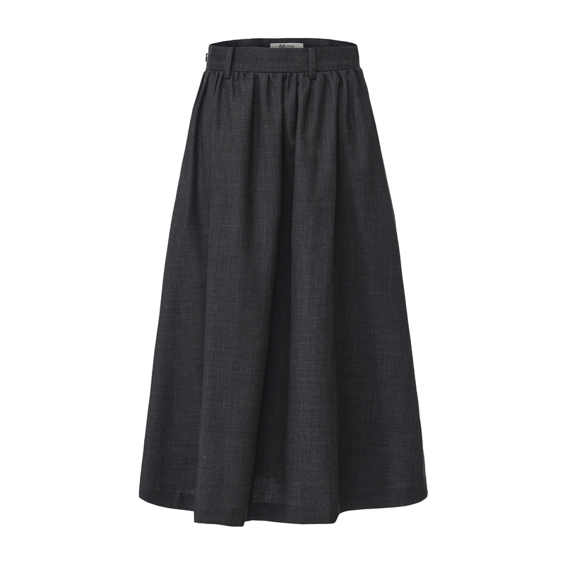 Pinz How Original Design Sheep Wool Blend Suit Fabric Can Be Worn in All Seasons, Versatile and Fluffy Large Umbrella Skirt Pinz How Original Design Sheep Wool Blend Suit Fabric Can Be Worn in All Seasons, Versatile and Fluffy Large Umbrella Skirt