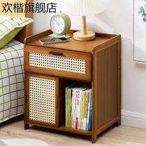 Bedroom bedside table drawer storage cabinet home living room snack storage cabinet storage box simple bedside storage cabinet