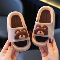 Childrens Slippers Summer Boys New Home Non-Slip Indoor Girls Cartoon Cute Soft Bottom Girls Baby Sandals Slippers