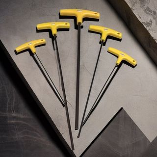 Special long t-shaped hexagonal wrench set with extended flat head 6-angle screwdriver imported s2 material z hexagonal wrench