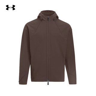 安德玛秋冬新款Unstoppable男子运动休闲外套连帽夹克1389304-246