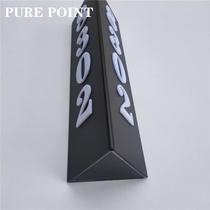 Three-dimensional triangle double-sided non-luminous hotel ktv club door number hotel box department door number customized