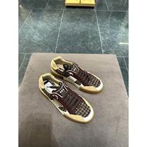 *Mens round-toe lace-up casual sneakers