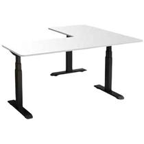 Corner lifting table solid wood electric corner computer table corner table workbench L-shaped desk office lifting table frame