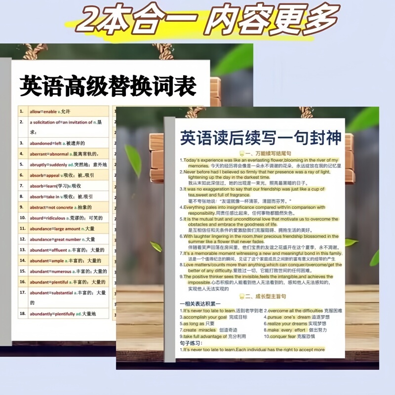 2025 New Edition High School English Reading Comprehension and High-Scoring Essay Expression Advanced Vocabulary Notes and Materials Book (Paper Version) 2025 New Edition High School English Reading Comprehension and High-Scoring Essay Expression Advanced Vocabulary Notes and Materials Book (Paper Version)
