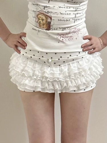 HHHook Оригинальные шорты для кремового пирога в горошек